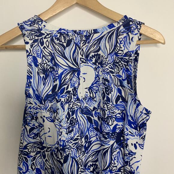 Lily Pulitzer Blue Pandarama Dress Womens Blue Small - Picture 8 of 10